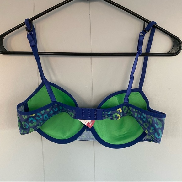 Blue and Green Bra - Picture 2 of 2